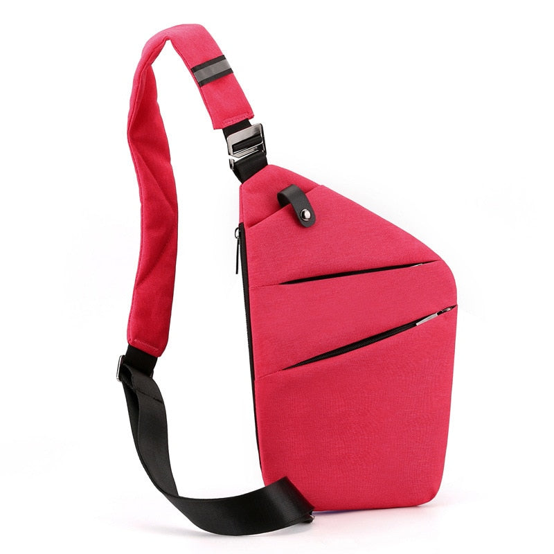 NEW Unisex Anti-theft Personal Gun Bag Solid Chest Bag Storage Bag Shoulder Bag Messenger Bag Female Travel Small Crossbody Pack