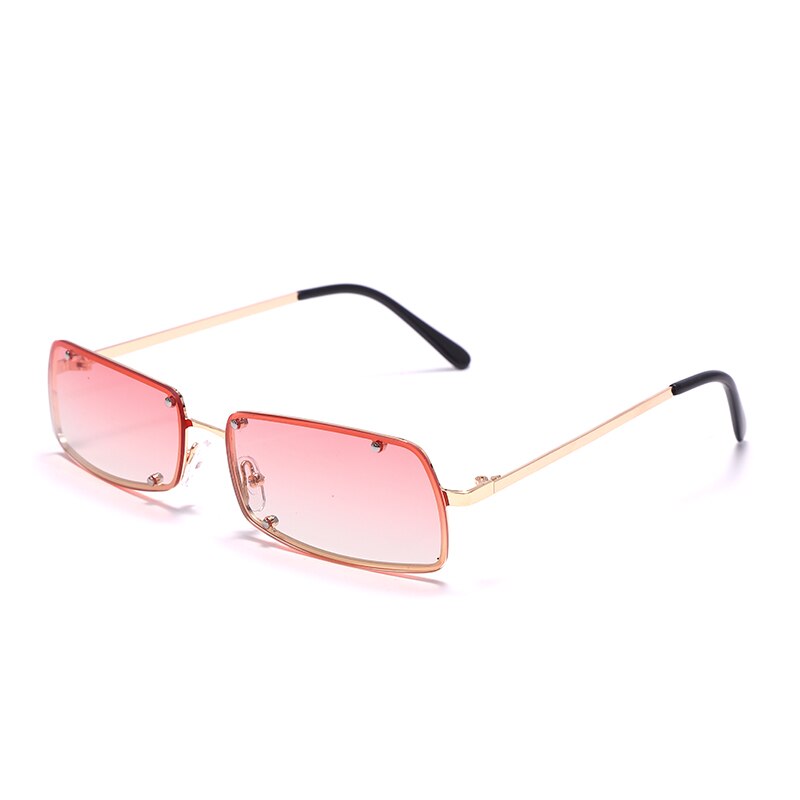 2021 New Women Rectangle Vintage Sunglasses Brand Designer Retro Punk Sun Glasses Female Lady Eyeglass Steampunk Driver Goggles