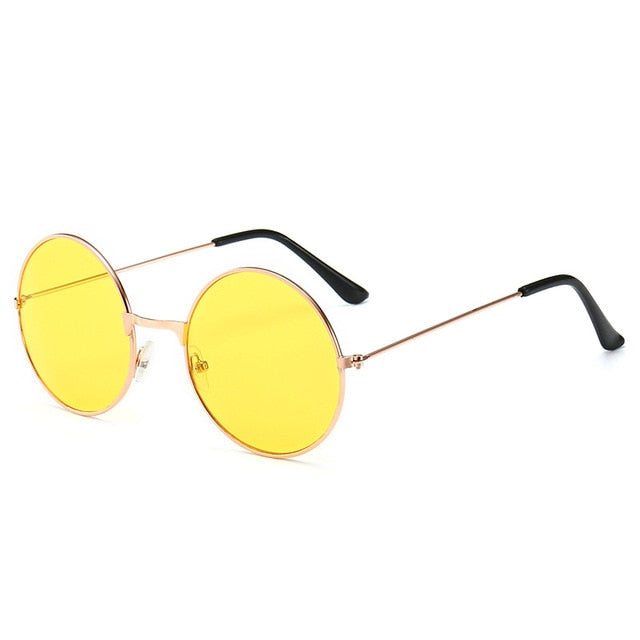 Hot Sale Cycling Round Metal  Retro Vintage Sunglasses Men Women Fashion Good Quality Leisure Photography Sunglasses UV400
