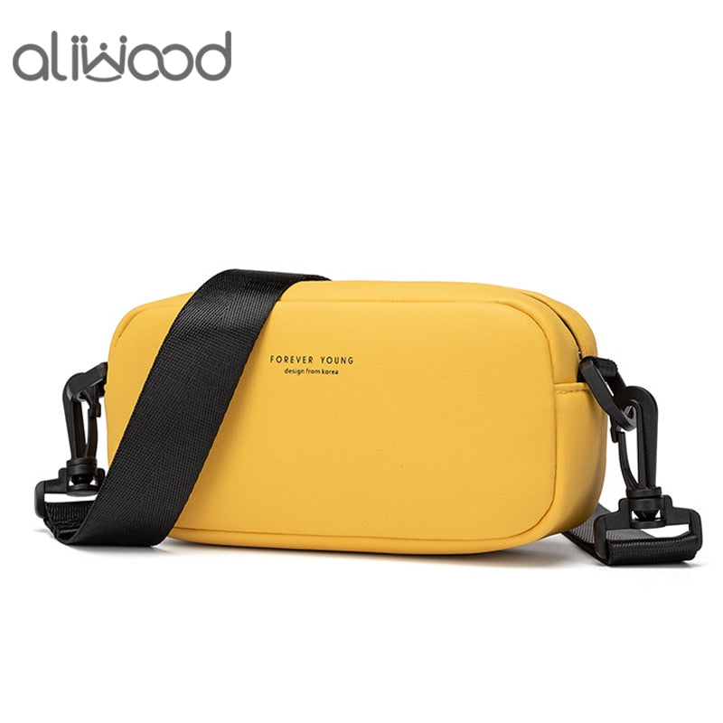 aliwood hot sale Small bag Women Shoulder Bags Solid color Ladies Crossbody Bag Trendy Messenger Bag Multi-function phone packet