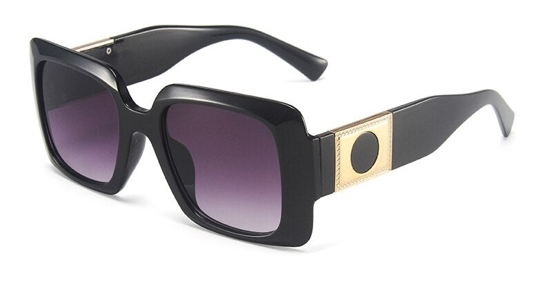 Brand Square Sunglasses New Trends Big Frame Summer Shades Vintage Rectangle Sunglasses Female Eyeglasses Driver Goggles UV400