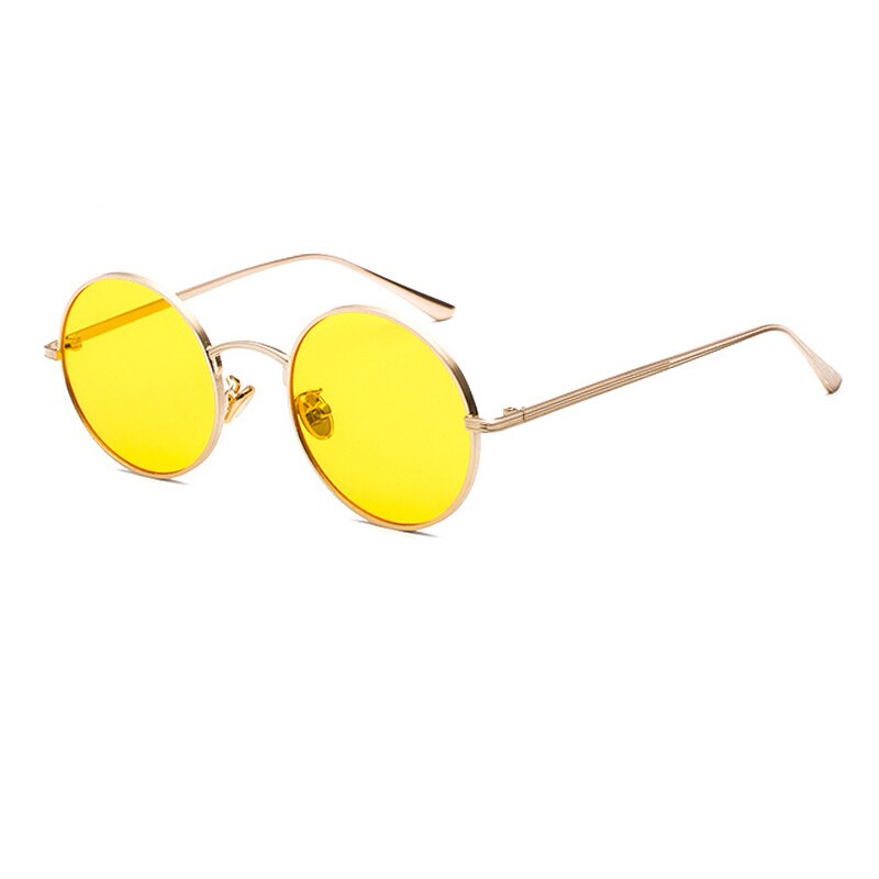 OEC CPO Classic Men Round Sunglasses Women Metal Frame UV400 Sun Glasses Men&