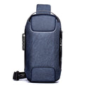 SUUTOOP Men&#39;s Waterproof Multifunction Oxford Crossbody Bag Anti-theft Sling Shoulder Bags Messenger Chest Bag Pack For Male
