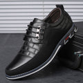 Big Size Brand Men Casual Shoes Fashion Classic Casual Men Leather Shoes Black Hot Sale Breathable Business Men Shoes Casual