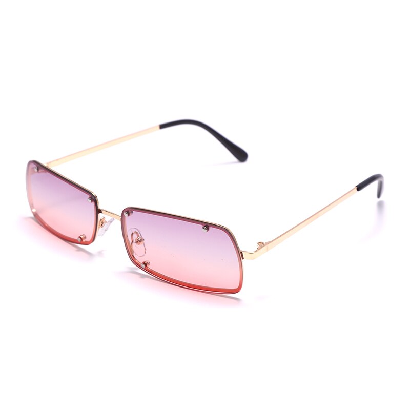 2021 New Women Rectangle Vintage Sunglasses Brand Designer Retro Punk Sun Glasses Female Lady Eyeglass Steampunk Driver Goggles