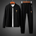 High-quality Men&#39;s Sets Autumn and Winter Casual Sports Long-sleeved Trousers Embroidered Bee Sweater Two-piece Tracksuit