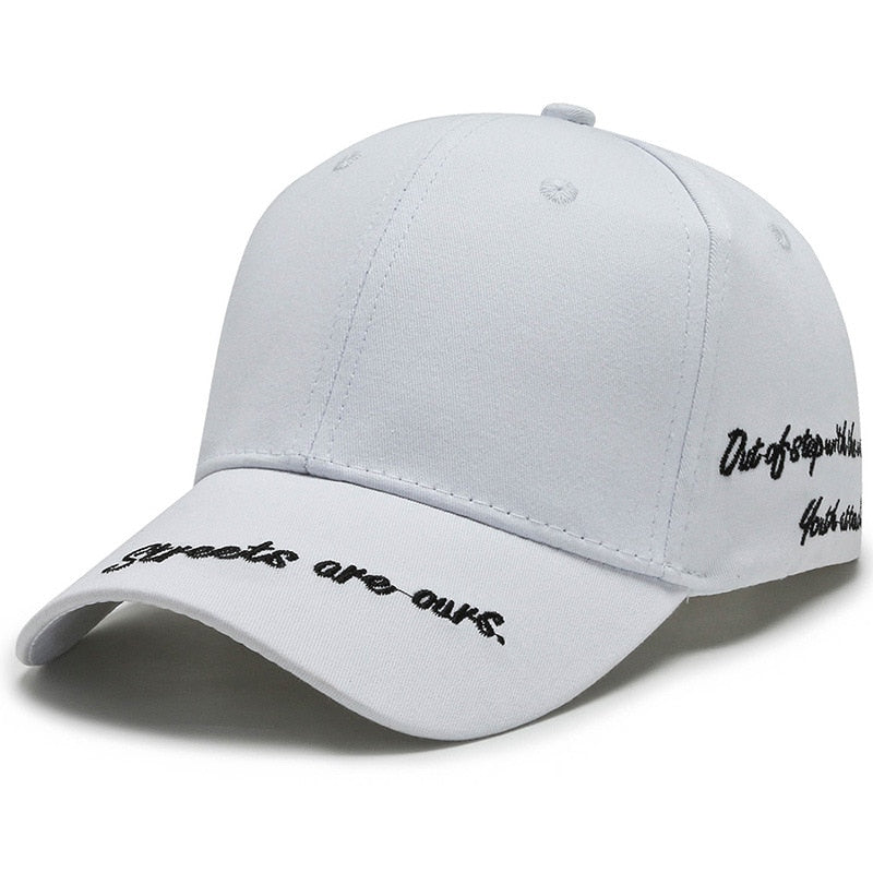 Fashion Cotton Women Men Baseball Cap Adjustable Unisex Male Female Snapback Hat Sport Casual Letter Embroidery Sun Hat