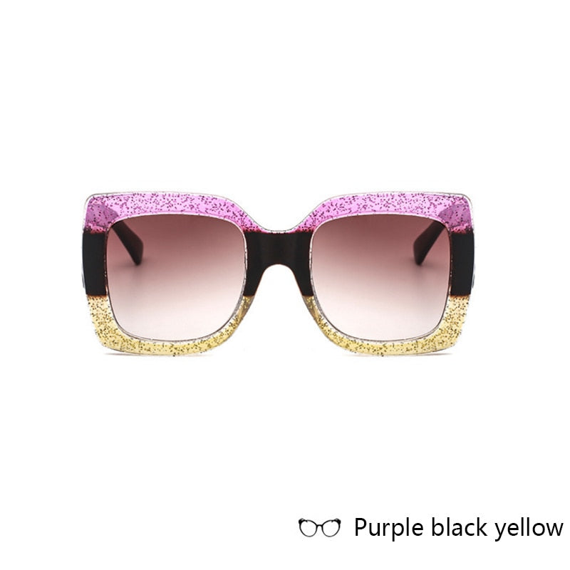 Yoovos Square Sunglasses Women Luxury Brand Designer Women Mirror Sun Glasses Vintage Sun Glasses Party Female Eyewear UV400