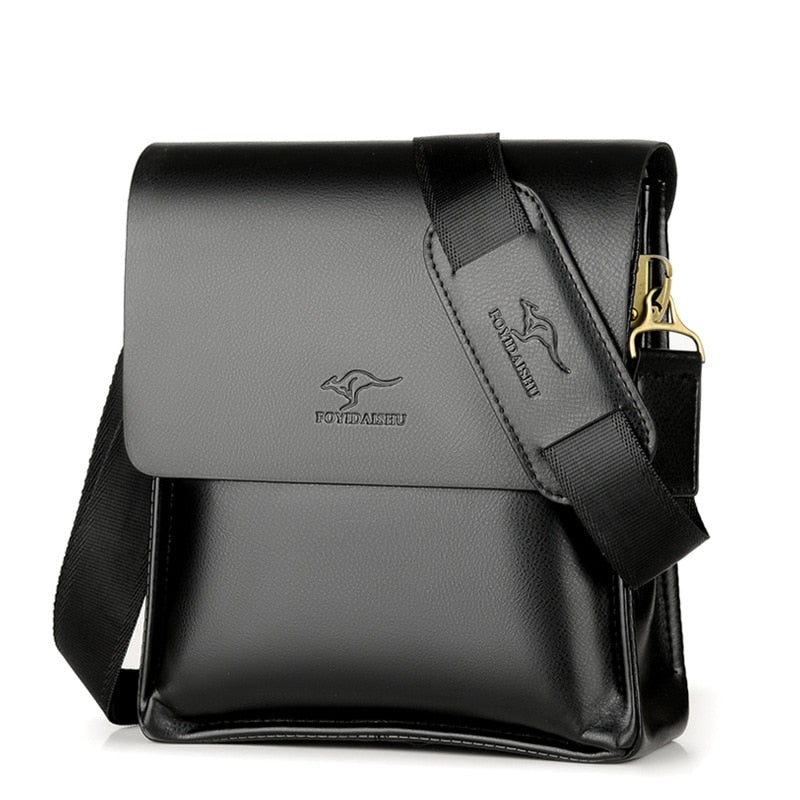 kangaroo Men Bag Fashion pu Leather Crossbody Bag Shoulder Men Messenger Bags vintage Casual Designer Handbags Man Bags