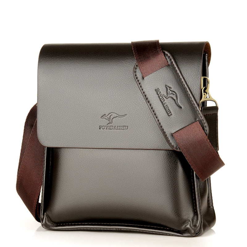 kangaroo Men Bag Fashion pu Leather Crossbody Bag Shoulder Men Messenger Bags vintage Casual Designer Handbags Man Bags