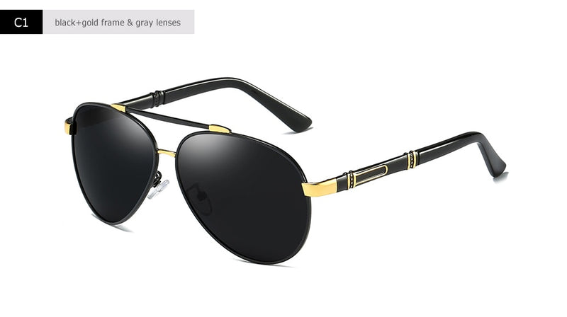 Blanche Michelle Pilot Polarized Sunglasses Men 2020 Brand Mirror Sun Glasses Driving UV400 Alloy Gafas De Sol Oculos With Box