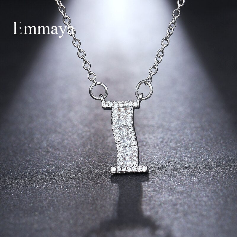 Emmaya Letters Chain Pendants Necklaces Women&