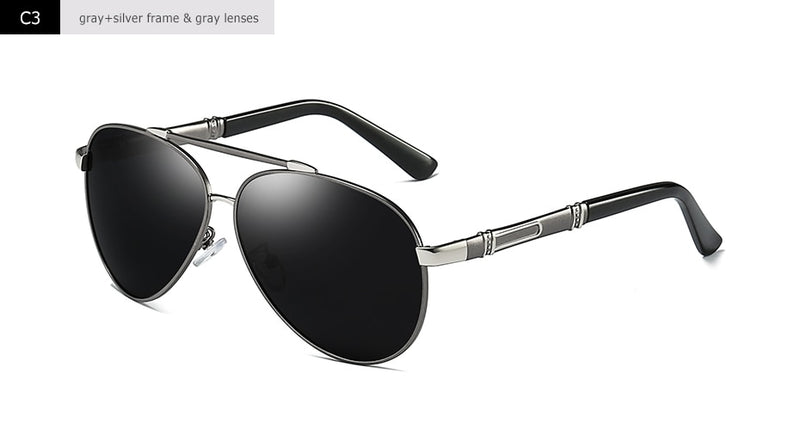 Blanche Michelle Pilot Polarized Sunglasses Men 2020 Brand Mirror Sun Glasses Driving UV400 Alloy Gafas De Sol Oculos With Box