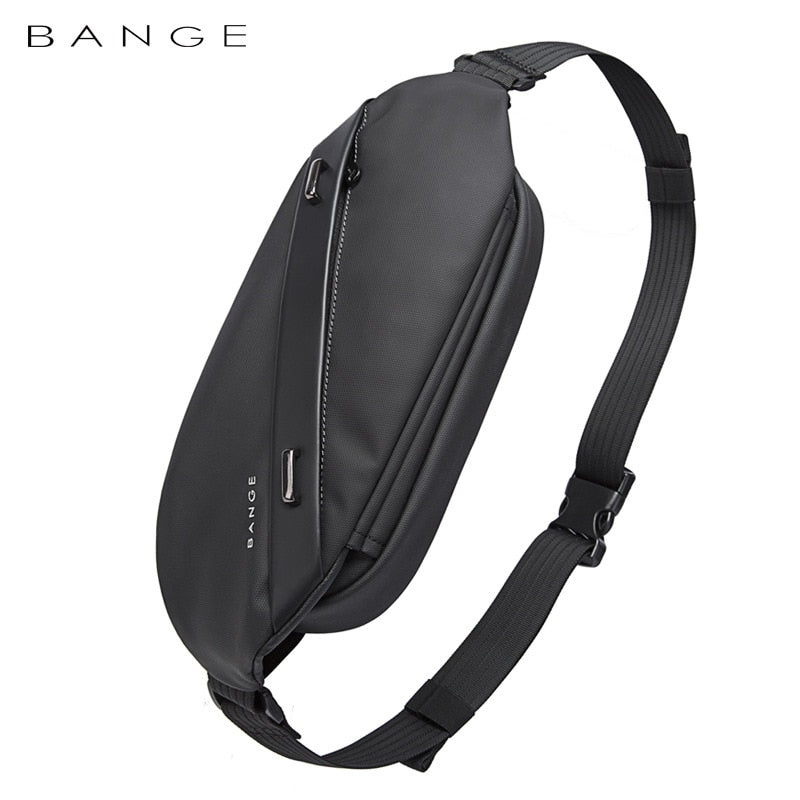 BANGE 2022 Men Shoulder Bags Oxford Waist Packs Sling Bag Crossbody Outdoor Waterproof Casual Tote Messenger Chest Bag for Men
