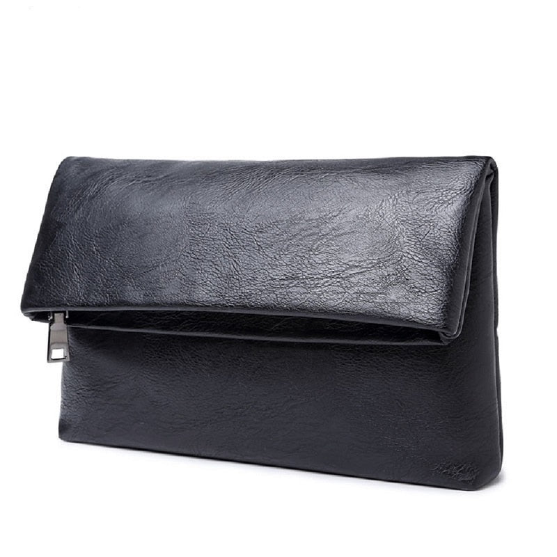 Latest Fashion Woman PU Leather Envelope Bag Casual Clutch Bag Handbag Women Wallet Bag Black Women Evening Clutch Bag 2021