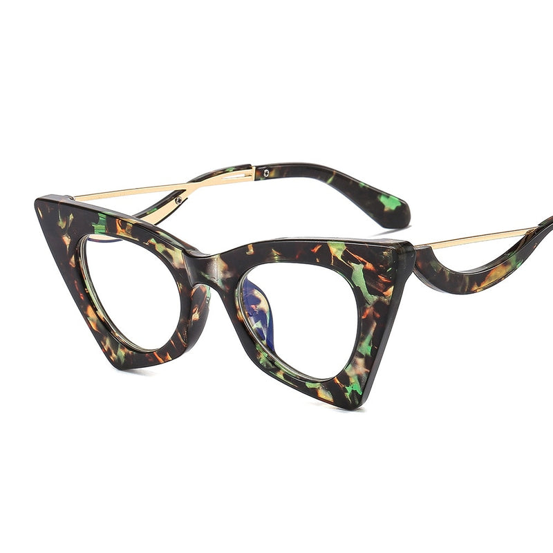 Fashion Cat Eye Womans Optical Glasses With Lens Small Frames Women Transparent Glasses  Eyeglasses Frames