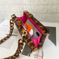 Fashion Design Leopard Pattern Acrylic Clutches Bag Tortoiseshell Print Evening Bags Women Messenge Bag Ladies Party Handbags