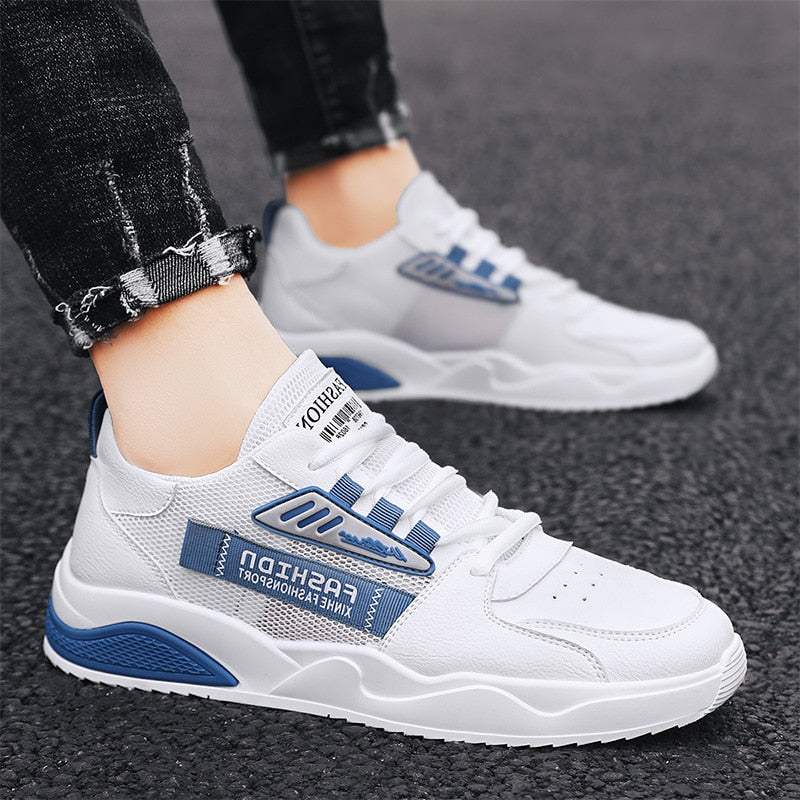 Mens Casual Shoes Fashion Male Sneakers Air Cushion Breathable Sports Running Shoes PU Mesh Tenis Masculino Adulto Men Shoe