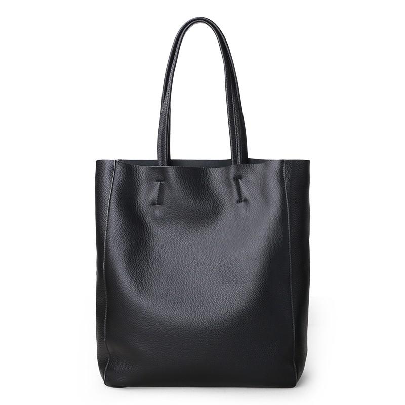 luxury Soft Genuine Leather Women Shoulder Bags Large Capacity Female Totes Bag Brand Designer Leather Lady Handbag Casual