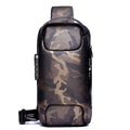 SUUTOOP Men&#39;s Waterproof Multifunction Oxford Crossbody Bag Anti-theft Sling Shoulder Bags Messenger Chest Bag Pack For Male