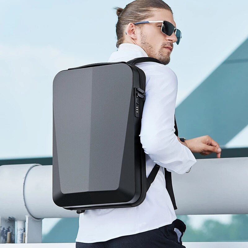 Laptop Backpack For Men Hard Shell New Design USB Charging Anti-stain Anti-thief TSA Lock Waterproof 15.6 inch Laptop Travel Bag