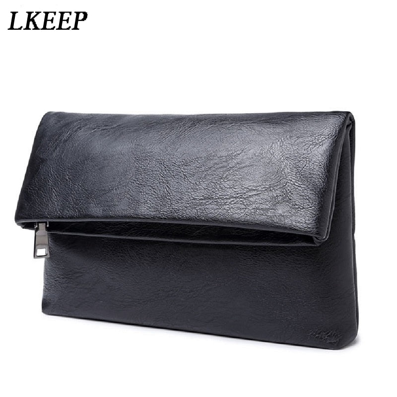 Latest Fashion Woman PU Leather Envelope Bag Casual Clutch Bag Handbag Women Wallet Bag Black Women Evening Clutch Bag 2021