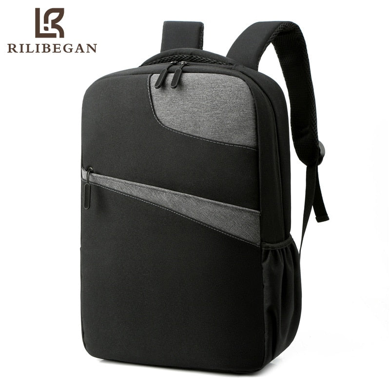 New Business Backpack Men USB Charging Design Business Men Backpack Travel Backpack Men Patchwork Nylon Bag Laptop Backpack Men