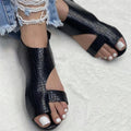 2022 Summer Women&#39;s Sandals Roman Sexy Open Toe Shoes Fashion Leather Outdoor Beach Sandals  Plus Size Women Shoes