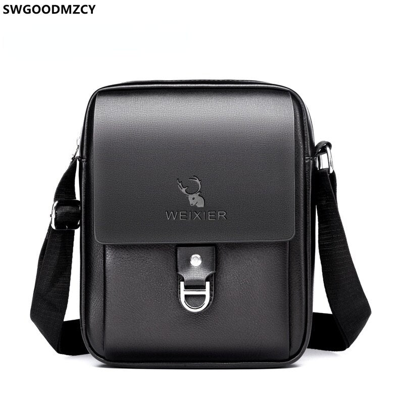 Shoulder Bag Pack for Men Leather Bag for Men Black Crossbody Pouch Fashion Bags for Men Luxury Brand мужская сумка чез плечо
