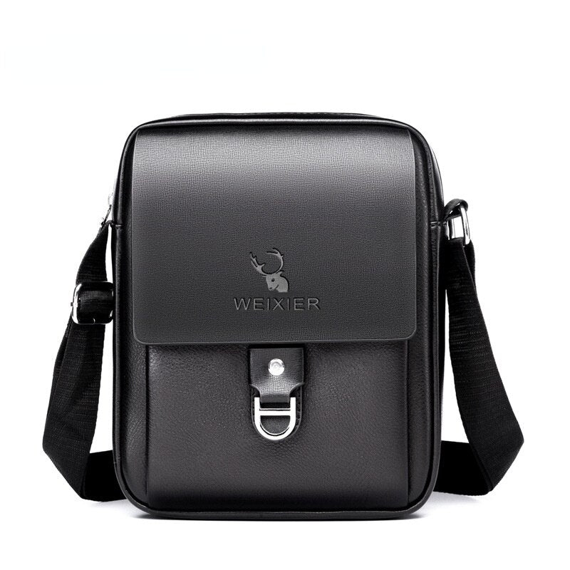 Shoulder Bag Pack for Men Leather Bag for Men Black Crossbody Pouch Fashion Bags for Men Luxury Brand мужская сумка чез плечо