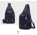 SUUTOOP Men&#39;s Multifunction Travel Shoulder Bag Sports Cross Body Sling Chest Bags Crossbody Pack Casual Messenger Pack For Male