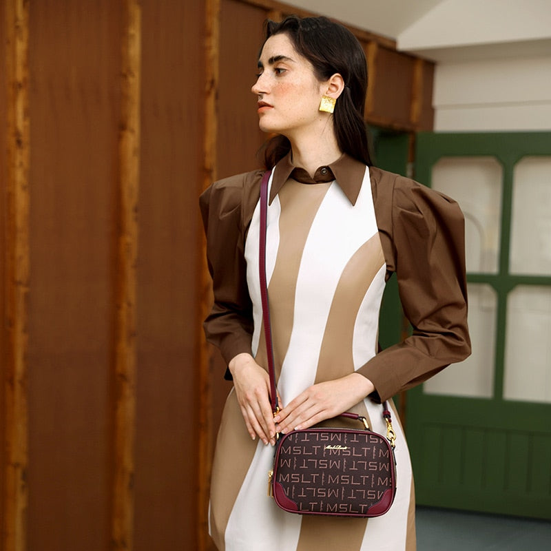 MashaLanti Fashion Shoulder Bag for Women 2022 Luxury Designer Handbag Lady Simple Crossbody Bags Tote Bag