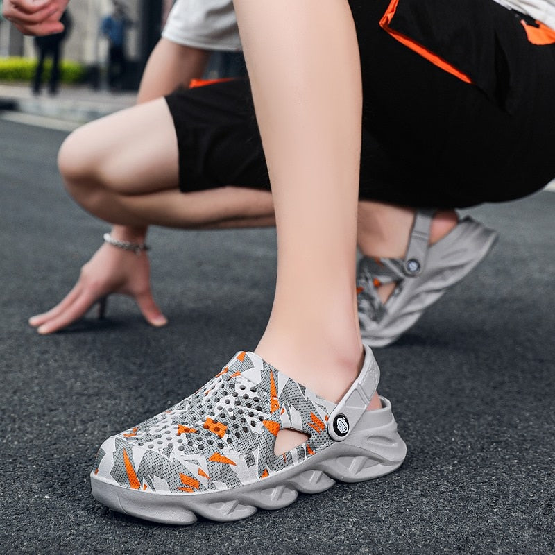 Unisex Summer Outdoor Sandals Men Fashion Platform Slippers Women Beach Eva Sole Slide Sandal Clogs