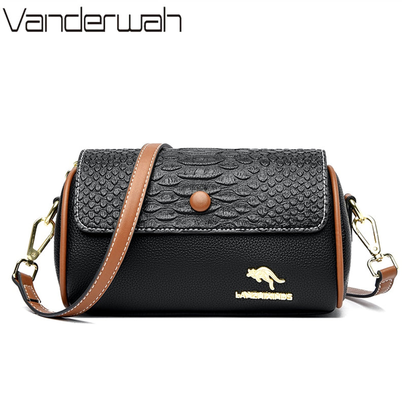 PU Leather Shoulder Bags for Women 2022 New Luxury Designer Handbags and Purses High Quality Messenger Crossbody Brand Woman Bag