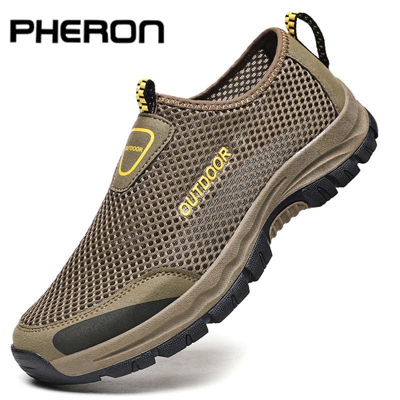 Mesh Men Casual Shoes Summer Outdoor Water Sneakers Men Trainers Non-slip Climbing Hiking Shoes Breathable Men&