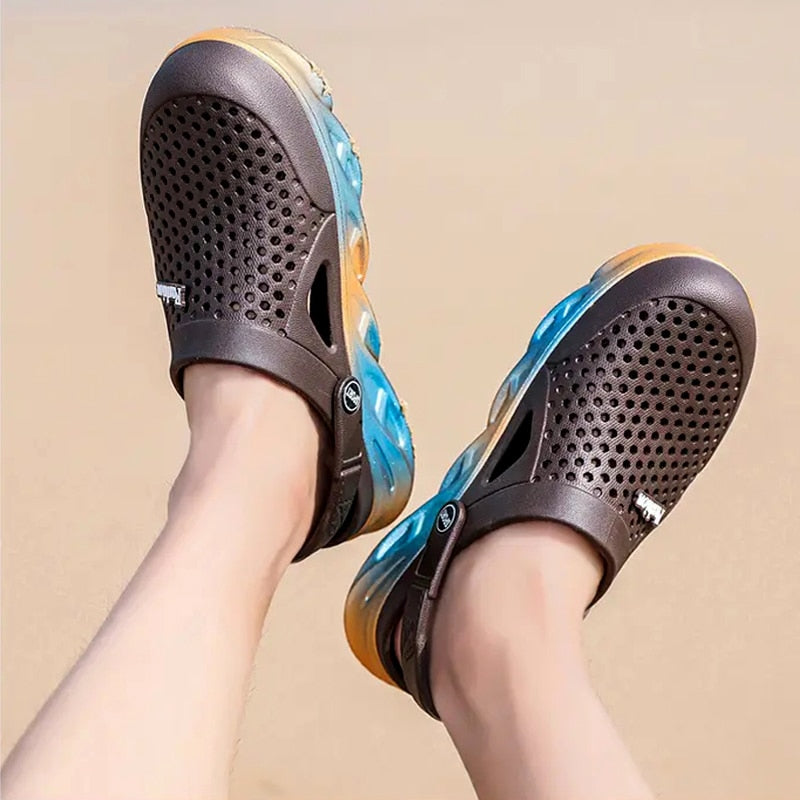Women Men Fashion Slippers Beach Eva Sole Slide Sandals Leisure Men Ladies Indoor Bathroom Anti-slip Shoes