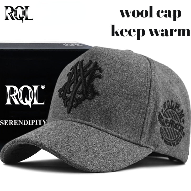 Baseball Cap Big Head Large Size for Men Women Winter Hat Wool Keep Warm Windproof Cotton Trucker Hat Hip Hop Fashion Snapback