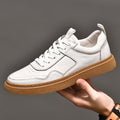 men genuine leather oxfords shoes luxury brand italian style male footwear shoes for men Breathable Flat Lace-Up Shoes big size