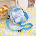 Canvas Women&#39;s Crossbody Bag Trend 2022 Small Shoulder Handbag Korean Solid Color Student Phone Bag Simple Shopper Zipper Purse