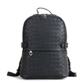 New Brand 100% Genuine Leather Men Backpacks Weave Real Natural Leather Student Backpack Boy Luxury Business Laptop School Bag