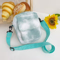 Canvas Women&#39;s Crossbody Bag Trend 2022 Small Shoulder Handbag Korean Solid Color Student Phone Bag Simple Shopper Zipper Purse