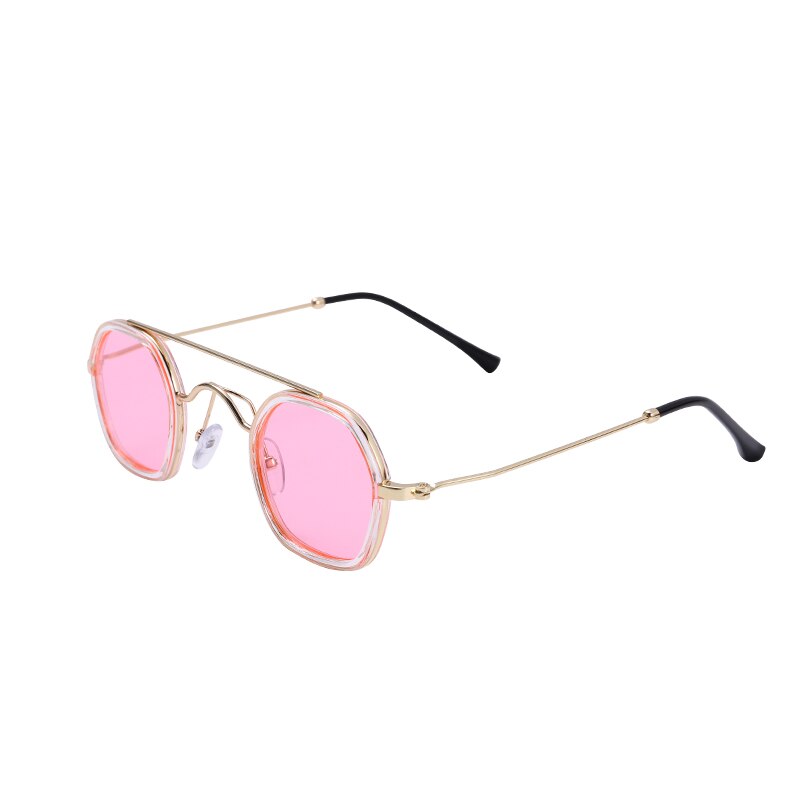 Punk Square Sunglasses New Women Retro Hip Hop Sun Glasses for Men Small Square Eyeglasses Trends Shades Glasses Da Sole Donna