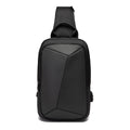 Multifunction SUUTOOP Men&#39;s Oxford Waterproof USB Crossbody Bag Shoulder Bags Travel Messenger Chest Bag  Pack for Male 2020