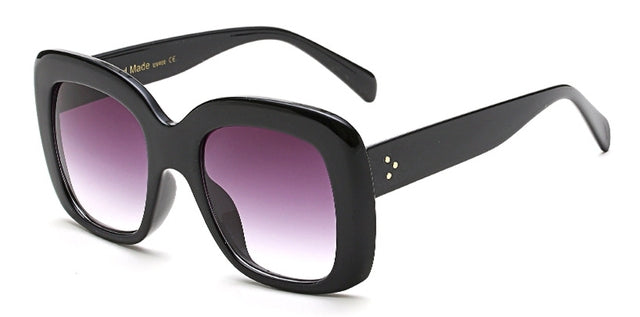 45805 Retro Big Frame Sunglasses Men Women 2019 Fashion Shades UV400 Vintage Glasses