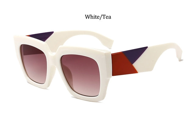 Classic Brand Square Sunglasses For Women Fashion Luxury Leopard Oversized 2021 Trend Sun Glasses Female Vintage Shades UV400
