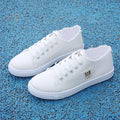 21hot4 Canvas shoes woman  new arrival Lace-up Spring/autumn Sneakers for girls Fashion Denim solid Blue/White casual shoes Tenn