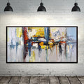 Modern Abstract Art Handmade Oil Painting Canvas Painting Posters Colorful Print Wall Pictures For Living Room Home Decor