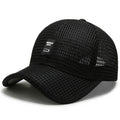 Fashion Men&#39;s Mesh Baseball Cap Breathable Summer Caps Visors Hat Outdoor Fishing Hats Plain Weave Gorras Snapback Trucker Cap