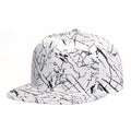 2021 Men&#39;s Straight Cap Flat Brim Snapback Cap Women White Sun Baseball Hat Casual Outdoor Streetwear Hip Hop Hat Adjustable